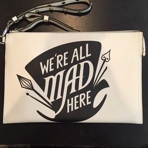 NWOT Disney Alice Mad Hatter Clutch Purse